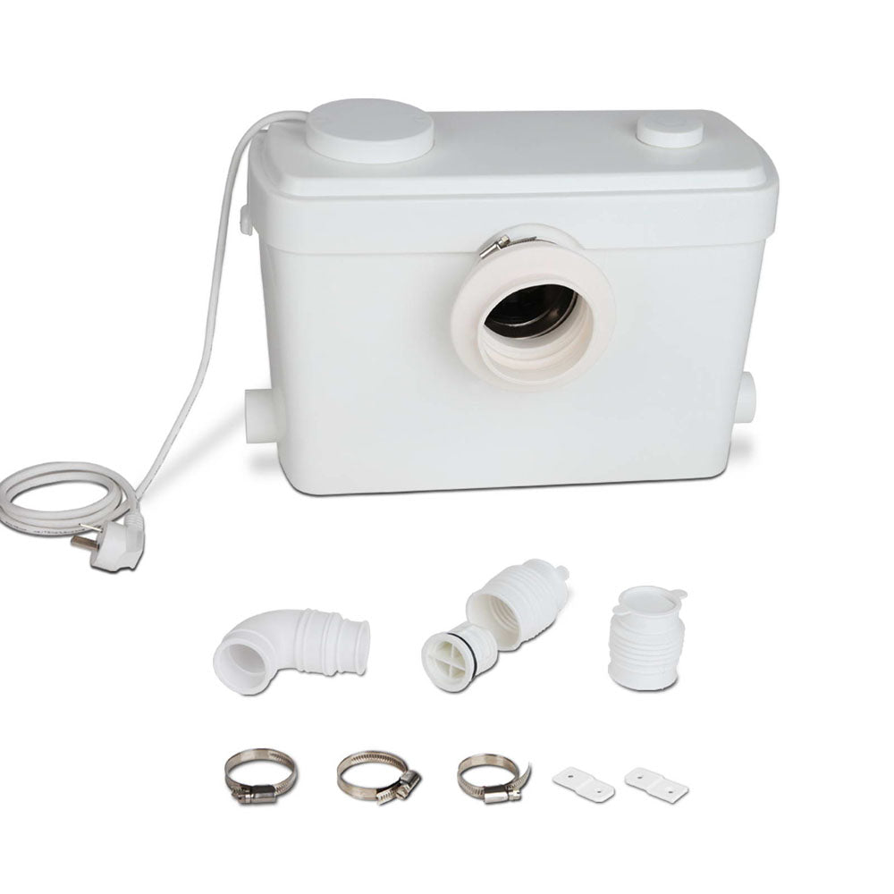 Sewage Pumps: Giantz Macerator Sewerage Pump Waste Water Marine Toilet Disposal Unit Laundry