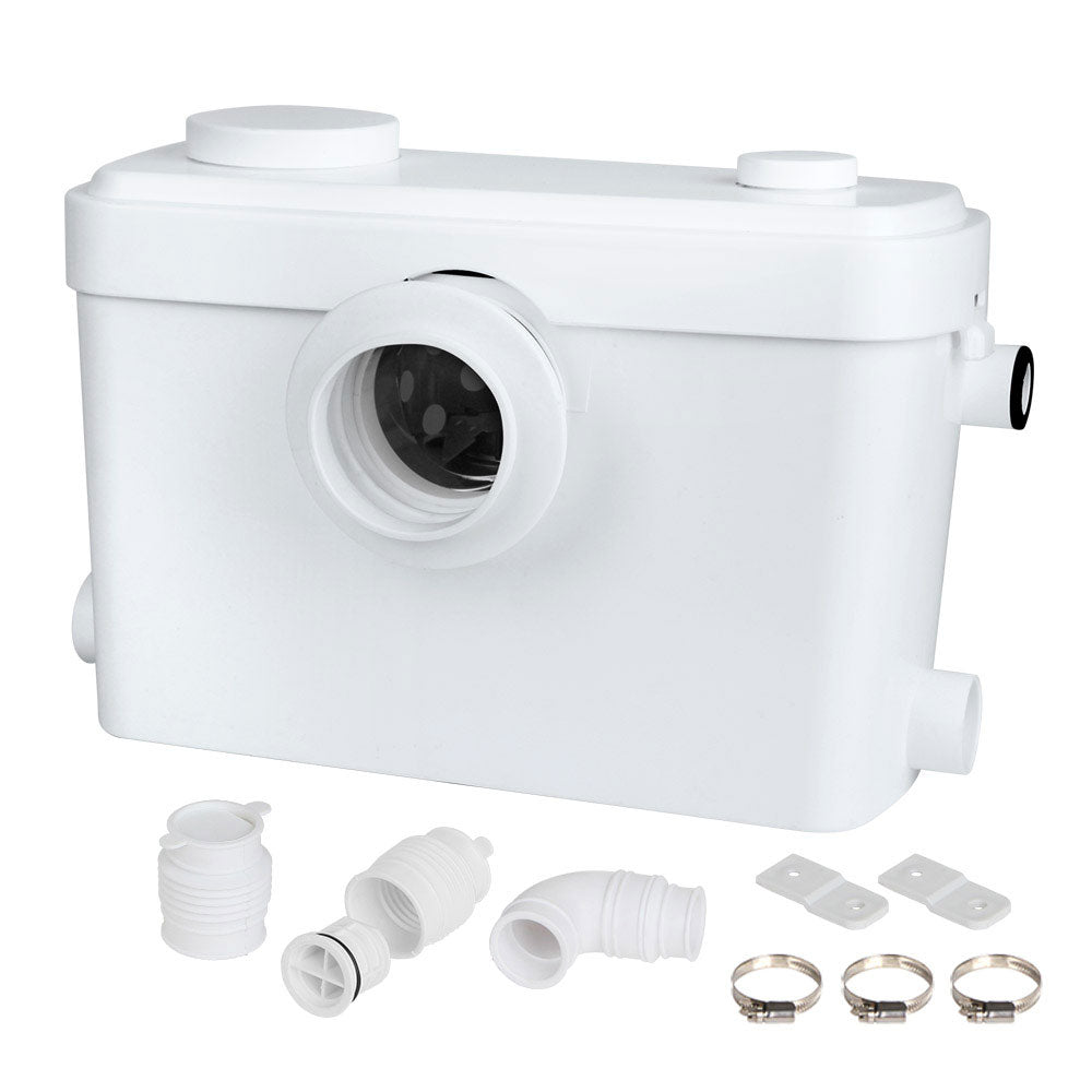 Sewage Pumps: Giantz Macerator Sewerage Pump Waste Water Marine Toilet Disposal Unit Laundry