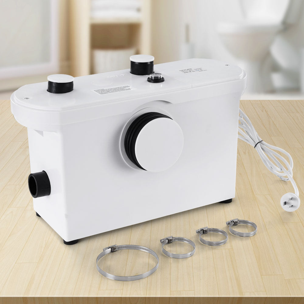 Sewage Pumps: Giantz Macerator Sewerage Pump Waste Water Marine Toilet Disposal Laundry Unit
