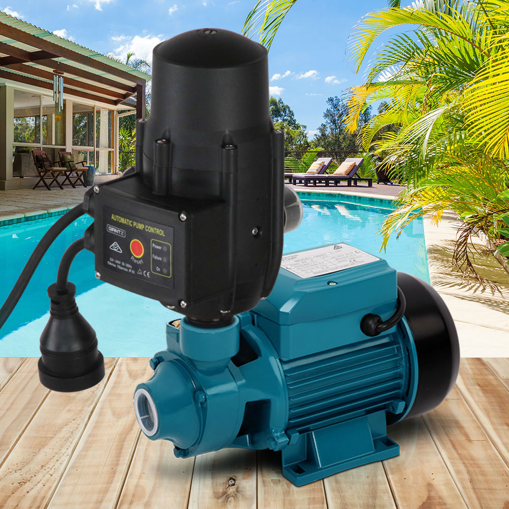 Irrigation Pumps: Giantz Auto Peripheral Pump Clean Water Garden Boiler Car Wash Irrigation QB60
