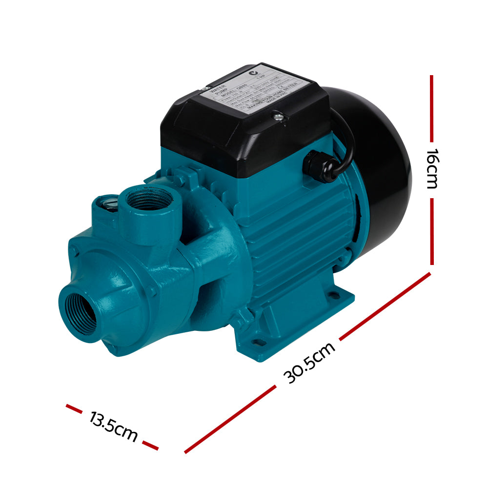 Irrigation Pumps: Giantz Peripheral Water Pump Garden Boiler Car Wash Auto Irrigation House QB80