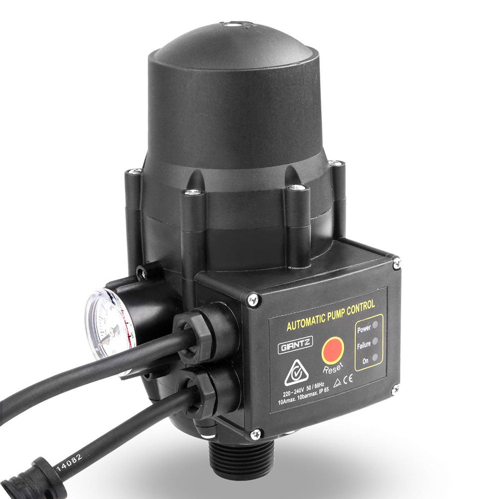 Irrigation Pumps: Giantz Peripheral Water Pump Garden Boiler Car Wash Auto Irrigation QB80 Black