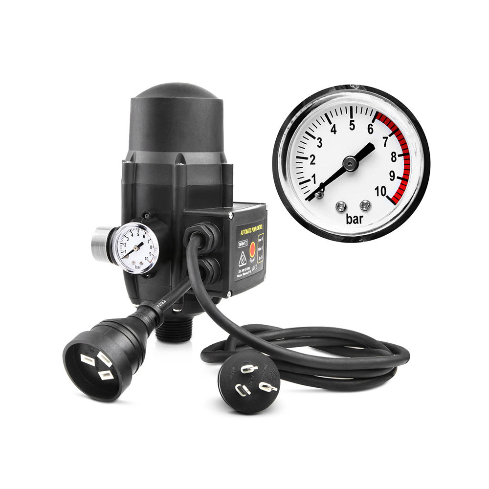 Irrigation Pumps: Giantz Garden Water Pump High Pressure 2000W Max 4-Stage Tank Irrigation Transfer Booster Pump Black