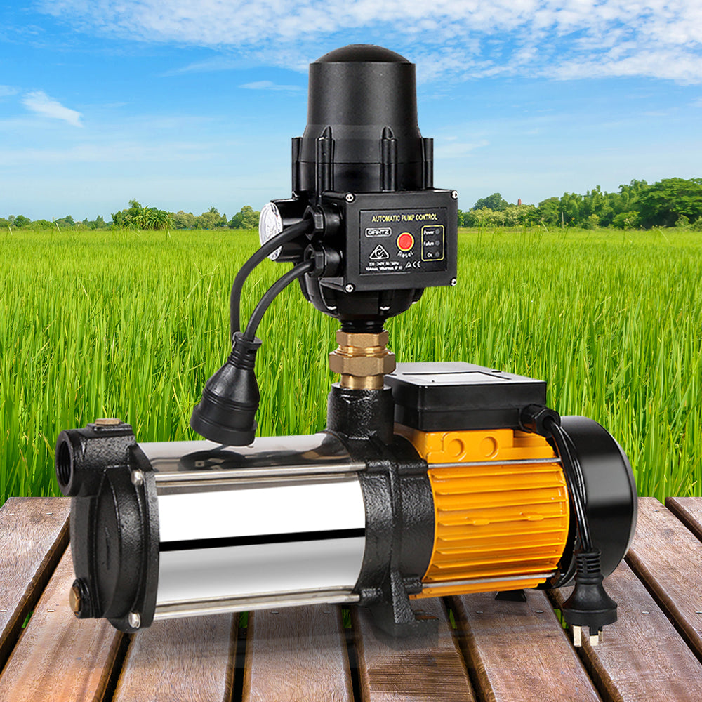 Irrigation Pumps: Giantz Garden Water Pump High Pressure 2500W Max 5-Stage Tank Irrigation Transfer Booster Pump Black