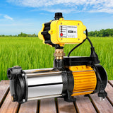Irrigation Pumps: Giantz Garden Water Pump High Pressure 2500W Max 5-Stage Tank Irrigation Transfer Booster Yellow