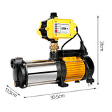 Irrigation Pumps: Giantz Garden Water Pump High Pressure 2500W Max 5-Stage Tank Irrigation Transfer Booster Yellow