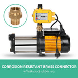 Irrigation Pumps: Giantz Garden Water Pump High Pressure 2500W Max 5-Stage Tank Irrigation Transfer Booster Yellow