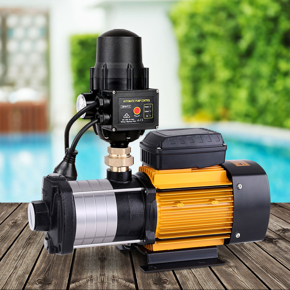 Irrigation Pumps: Giantz Garden Water Pump High Pressure 2000W Max 5-Stage Tank Irrigation Transfer Booster Pump Black
