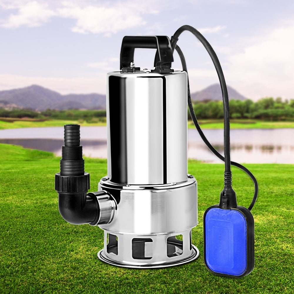 Sewage Pumps: Giantz 1800W Max. Submersible Dirty Water Pump Bore Tank Well Steel Automatic Clean