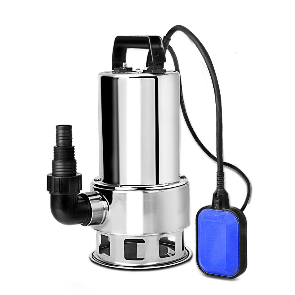 Sewage Pumps: Giantz 1800W Max. Submersible Dirty Water Pump Bore Tank Well Steel Automatic Clean
