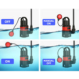 Sewage Pumps: Giantz Garden Submersible Pump 400W Dirty Water Bore Tank Well Steel Sewerage