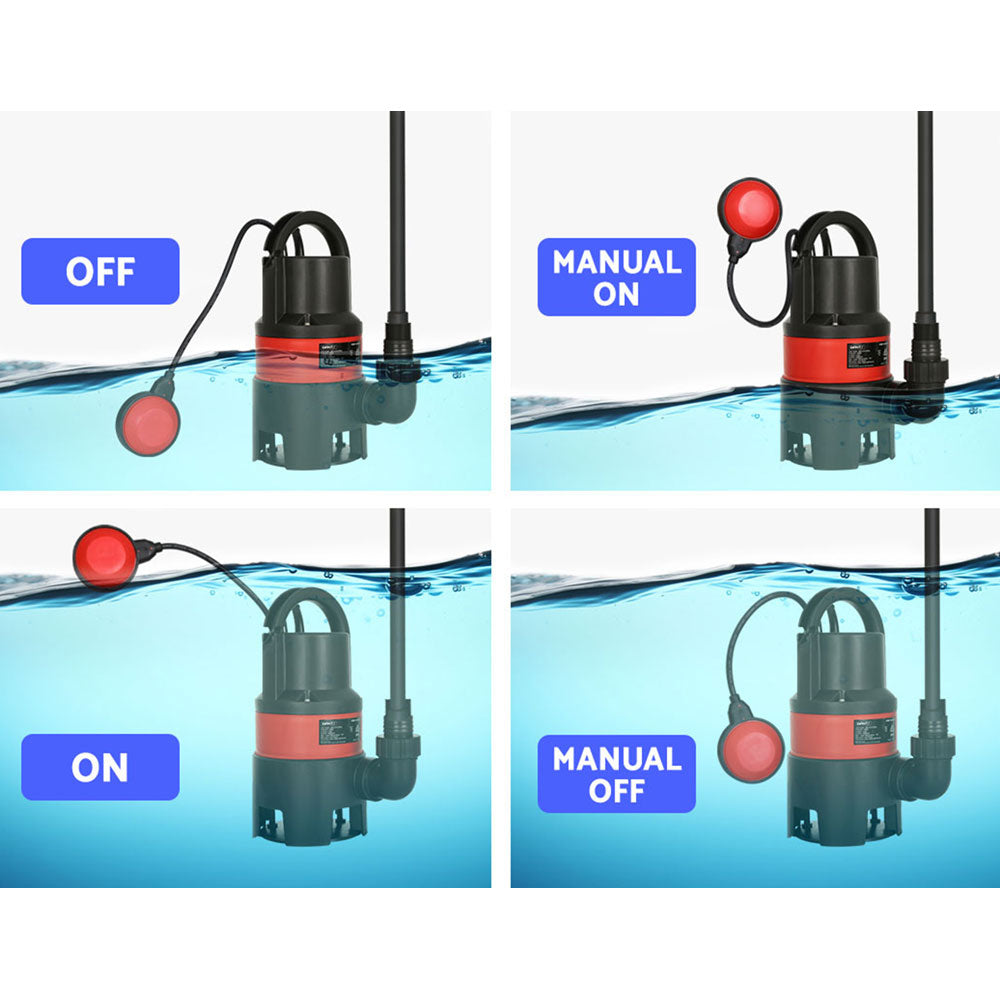 Sewage Pumps: Giantz Garden Submersible Pump 550W Dirty Water Bore Tank Well?Steel Sewerage