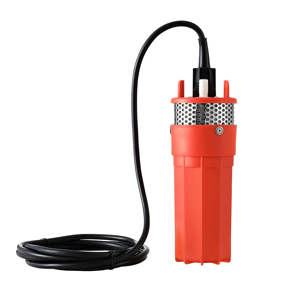 Irrigation Pumps: Giantz Submersible Solar Water Pump 24V 70M Head Deep Well Bore Self-priming