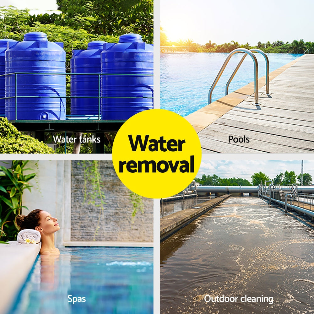Sewage Pumps: Giantz Garden Water Submersible Pump 400W Dirty Bore Sewerage Tank Well Steel