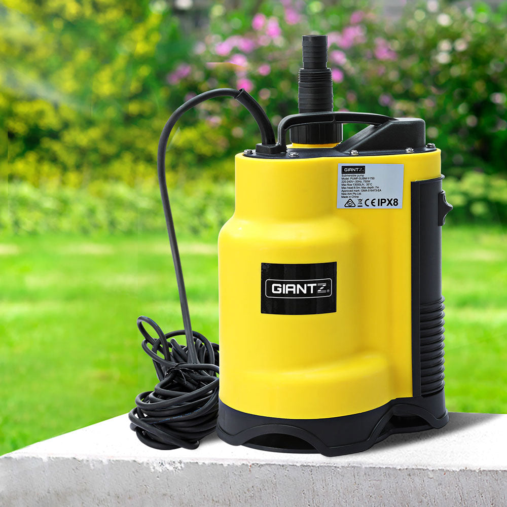 Sewage Pumps: Giantz Garden Water Submersible Pump 400W Dirty Bore Sewerage Tank Well Steel