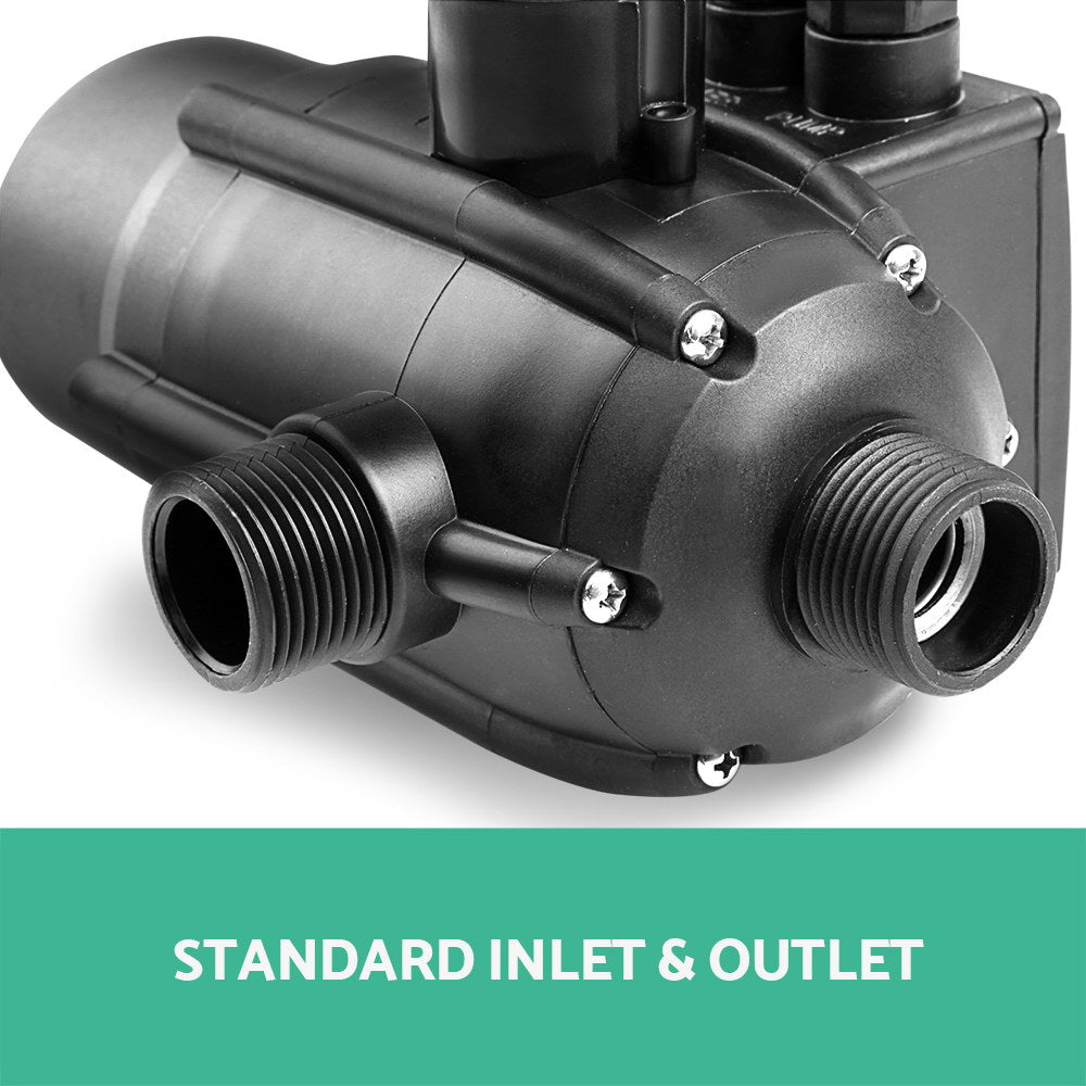 Irrigation Pumps: Giantz Water Pressure Pump Controller Auto Switch Control Electric Electronic Black