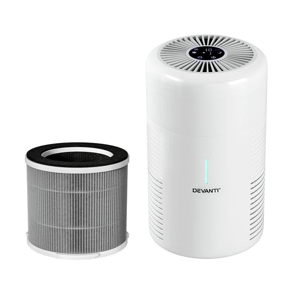 Devanti Air Purifier 3-layer HEPAh11 Filter Home Freshener Carbon PM2.5 Remover