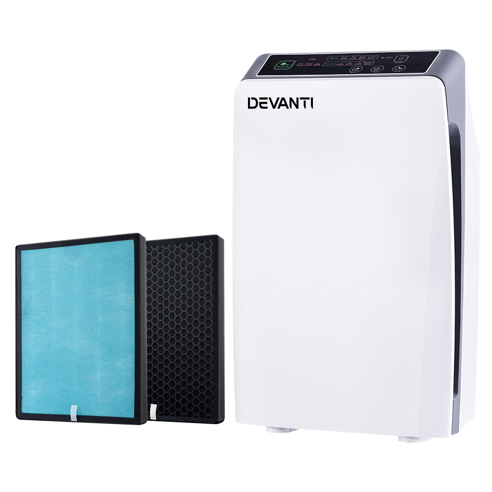Purifiers: Devanti Air Purifier 4 Stage HEPA w/Replacement Filter