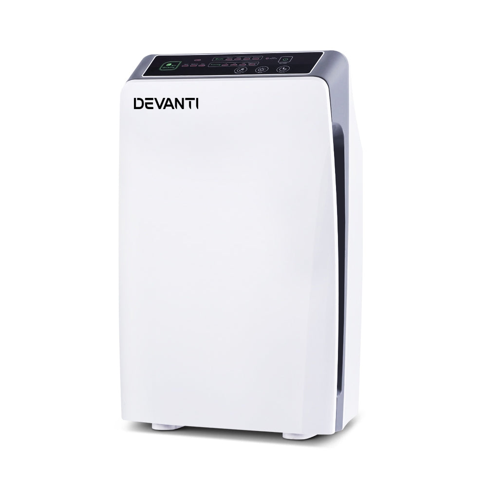 Purifiers: Devanti Air Purifier 4 Stage HEPA Filter