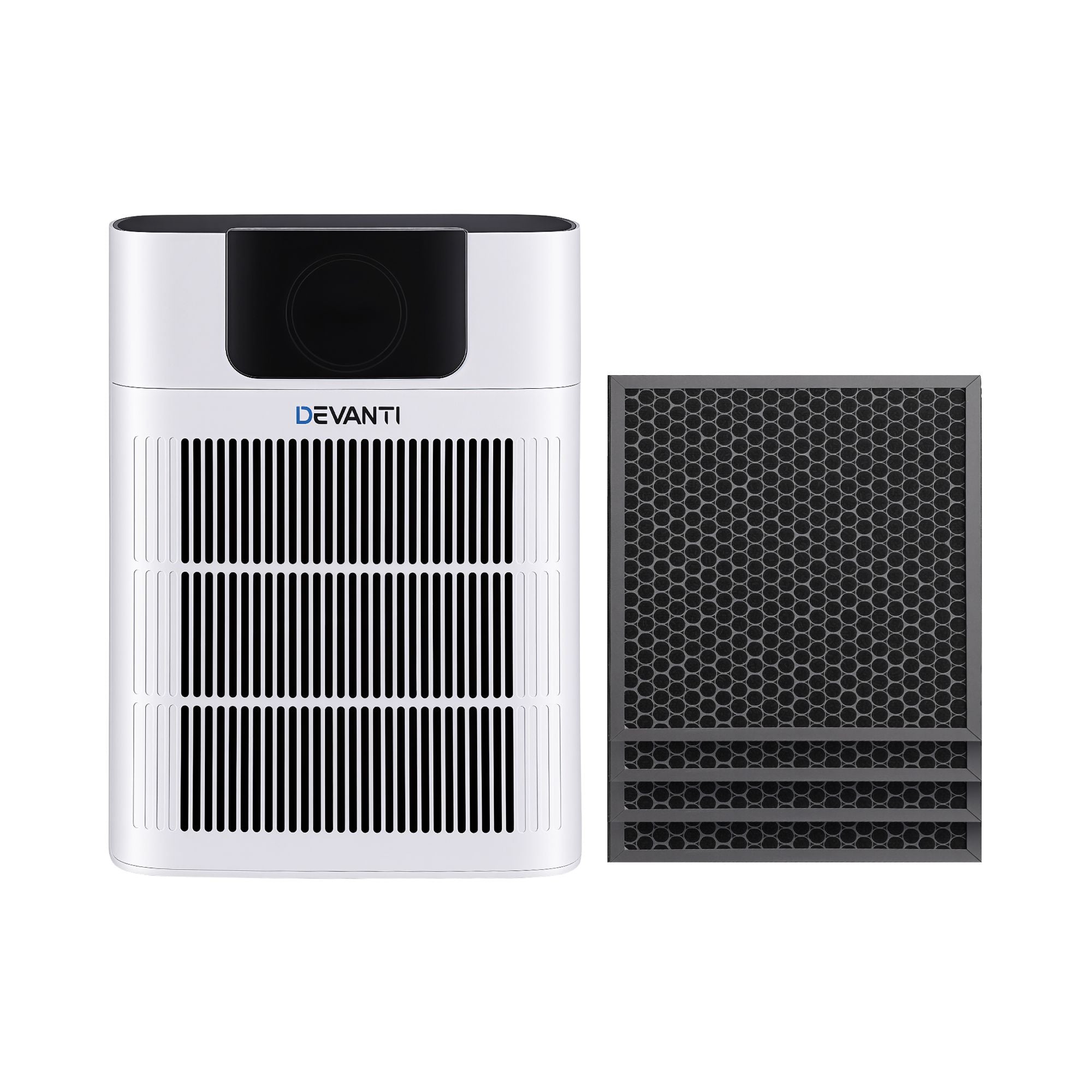 Devanti Pet Air Purifier H12 HEPA Filter Cleaner Replacement Filter White