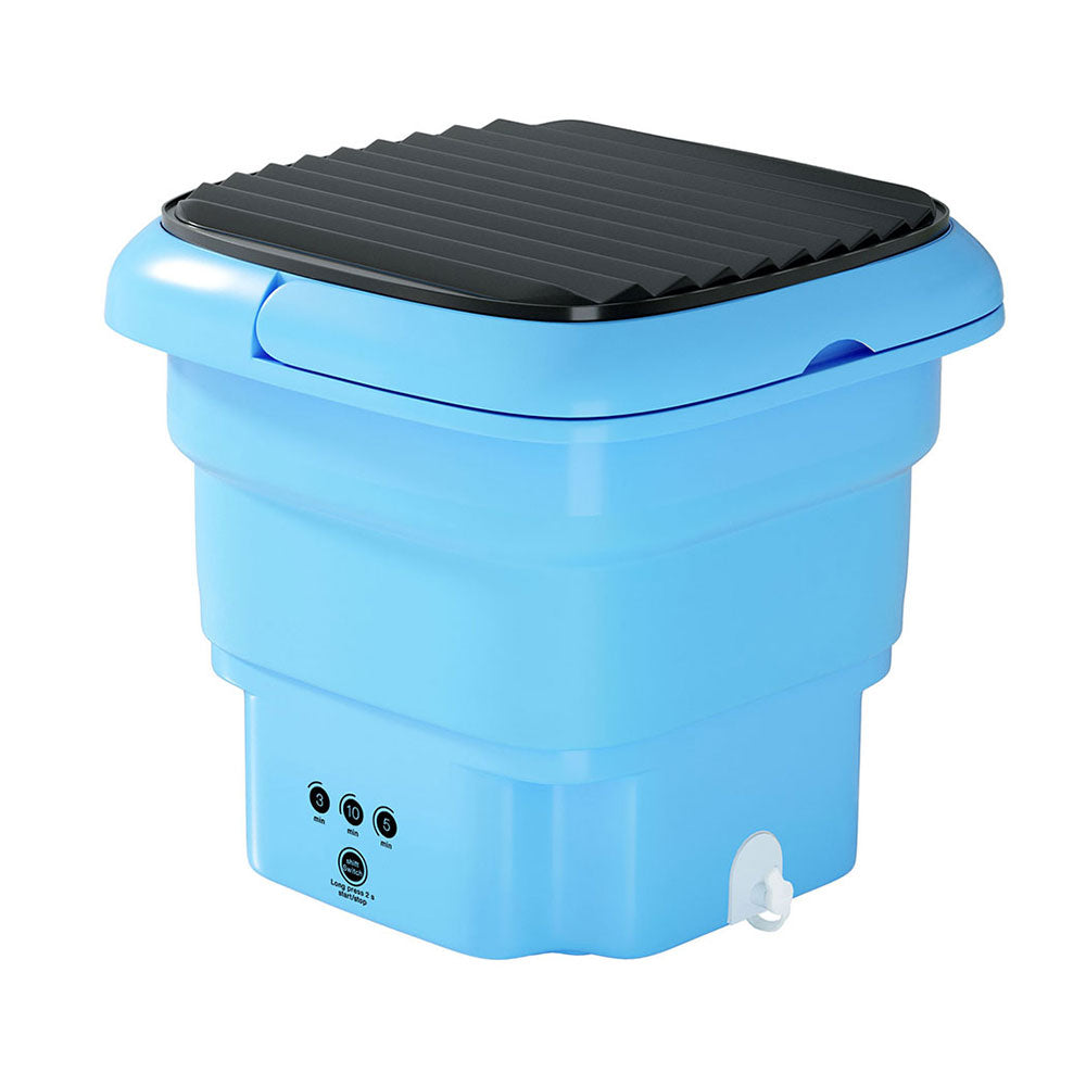 Washing Machines: Devanti Portable Washing Machine 4.5L Blue