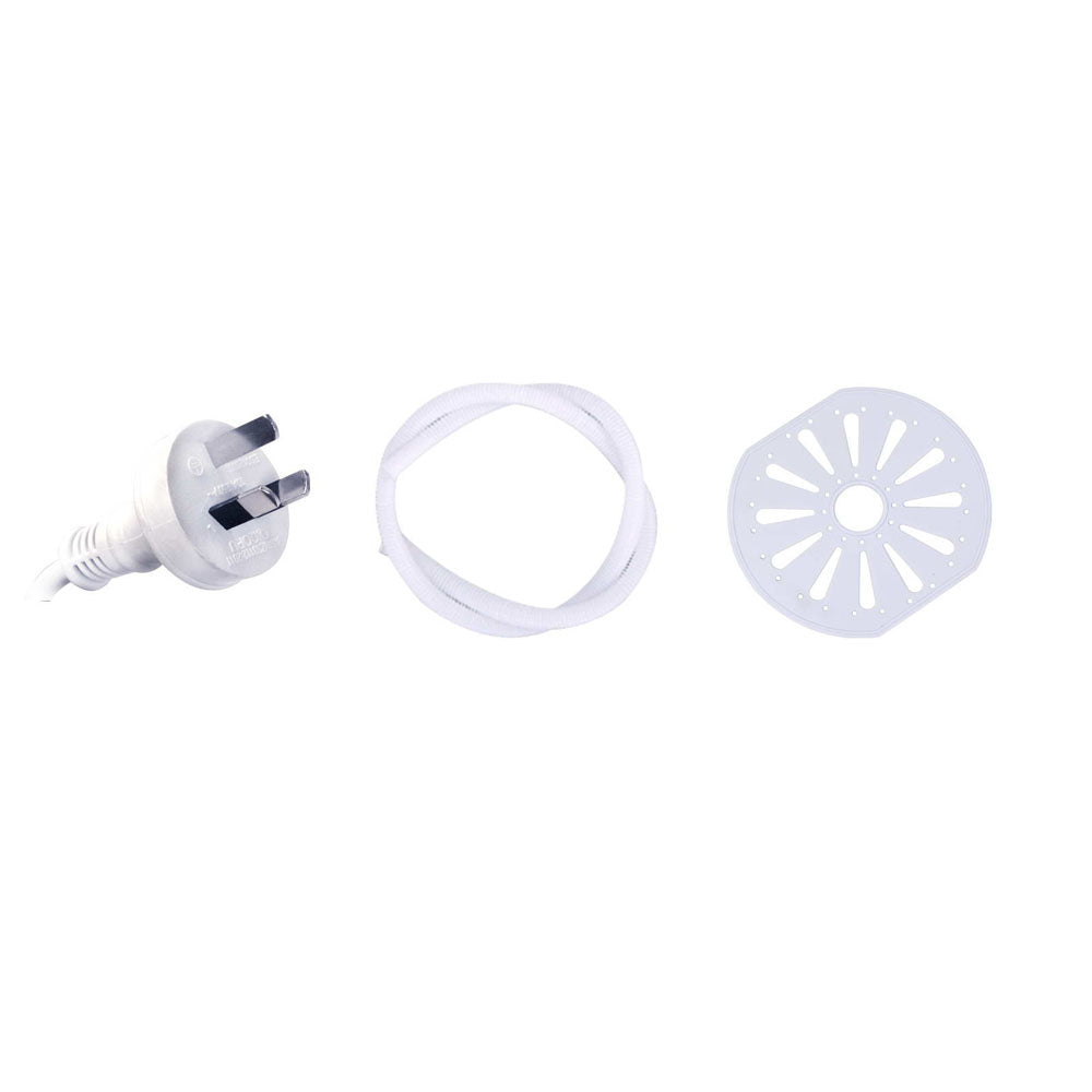 Washing Machines: Devanti Portable Washing Machine Twin Tub 4.6KG White