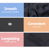 Duvet Covers: Giselle Bedding Quilt Cover Set Classic Black Queen