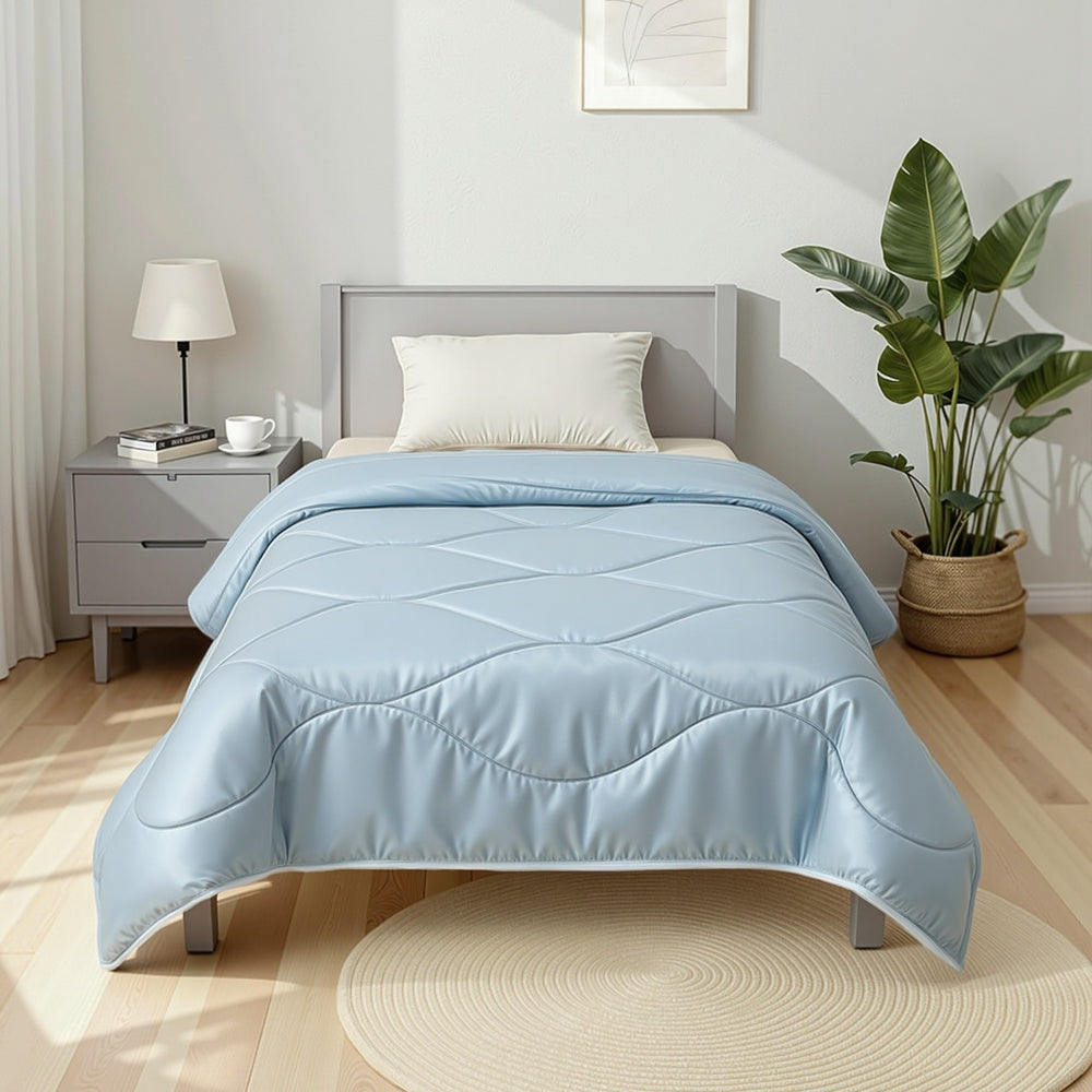 Giselle Tencel Quilt 200GSM Summer Quilts Comforter Doona Light Weight Soft Throw Blanket Single