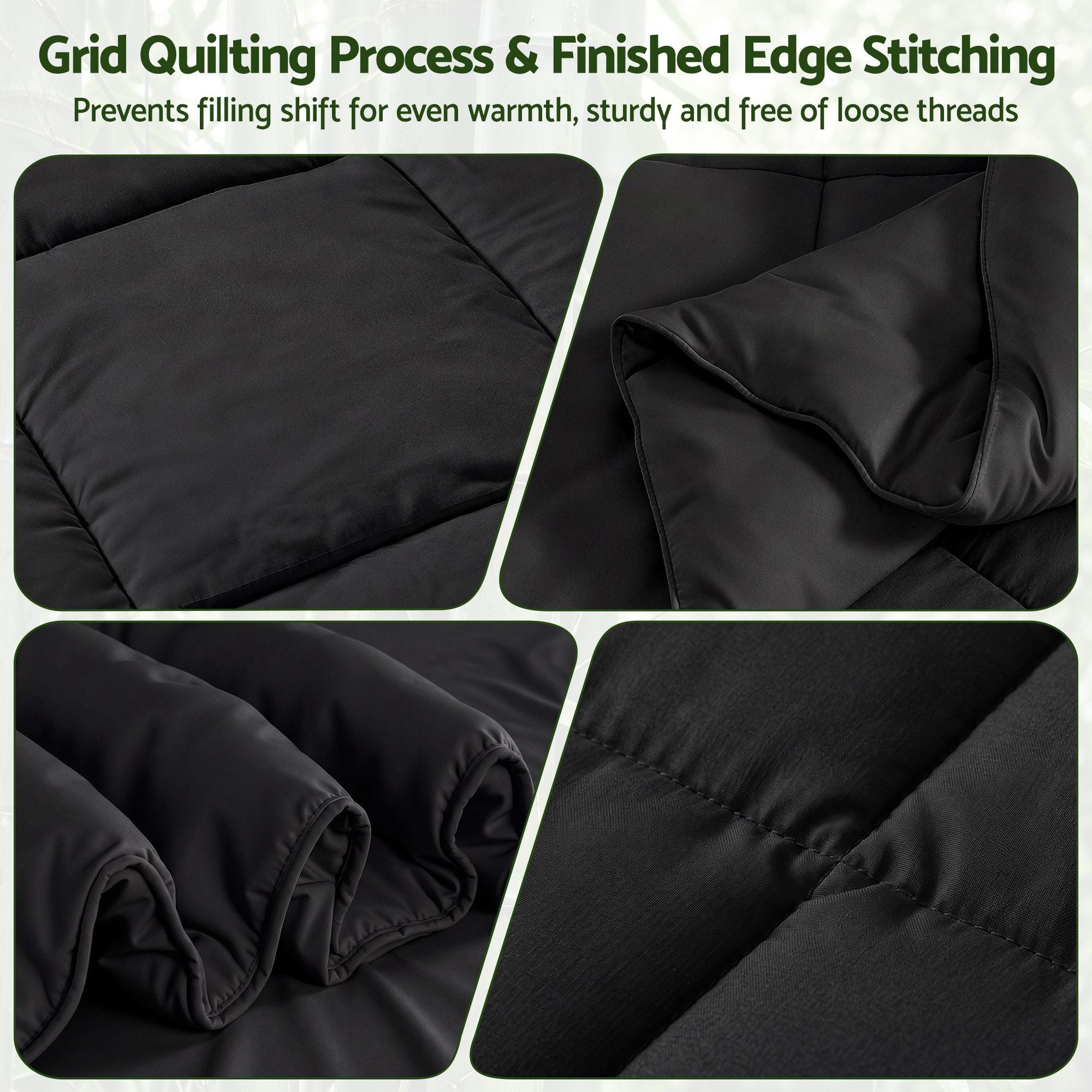 Giselle 200GSM Bamboo Microfibre Double Quilt Lightweight All Season Doona Duvet