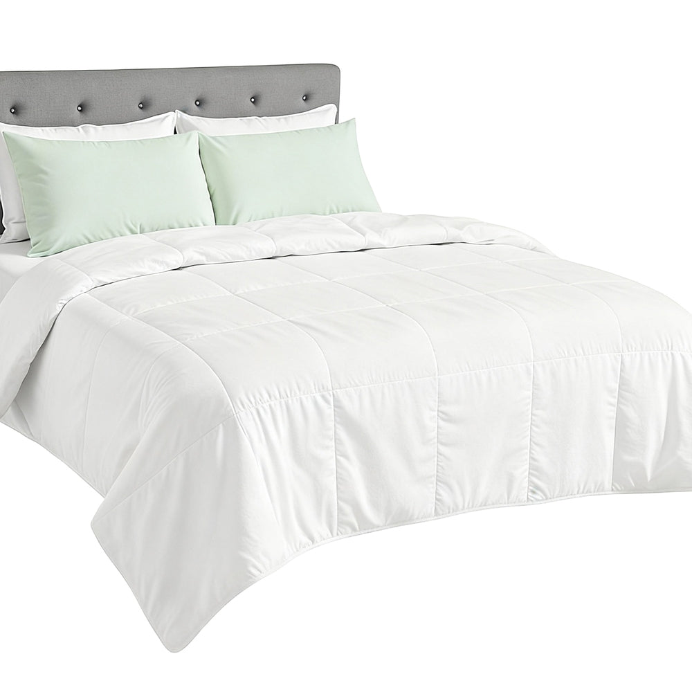 Quilts & Duvets: Giselle Bedding 200GSM Bamboo Quilt Summer Quilts All Season Doona Duvet Lightweight Queen