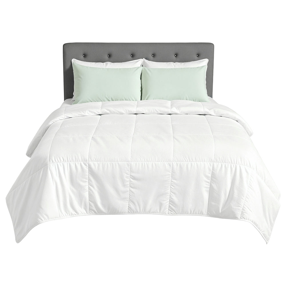 Quilts & Duvets: Giselle Bedding 200GSM Bamboo Quilt Summer Quilts All Season Doona Duvet Lightweight Queen