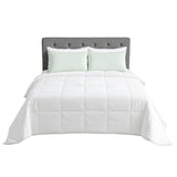 Quilts & Duvets: Giselle Bedding 200GSM Bamboo Quilt Summer Quilts All Season Doona Duvet Lightweight Super King