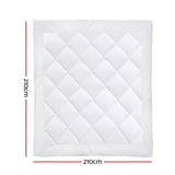 Quilts & Duvets: Giselle Bedding 800GSM Microfibre Bamboo Quilt Queen