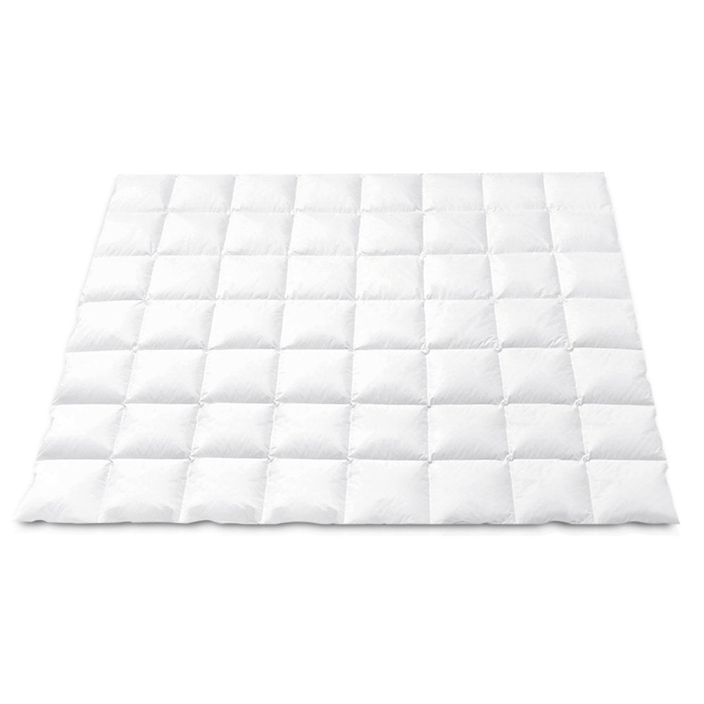Quilts & Duvets: Giselle Bedding 700GSM Duck Down Feather Quilt Duvet Doona Winter Blanket Double