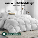 98765-Giselle Bedding 700GSM Duck Down Feather Quilt Duvet Doona Winter Blanket Double