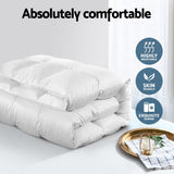 Quilts & Duvets: Giselle Bedding 700GSM Duck Down Feather Quilt Queen