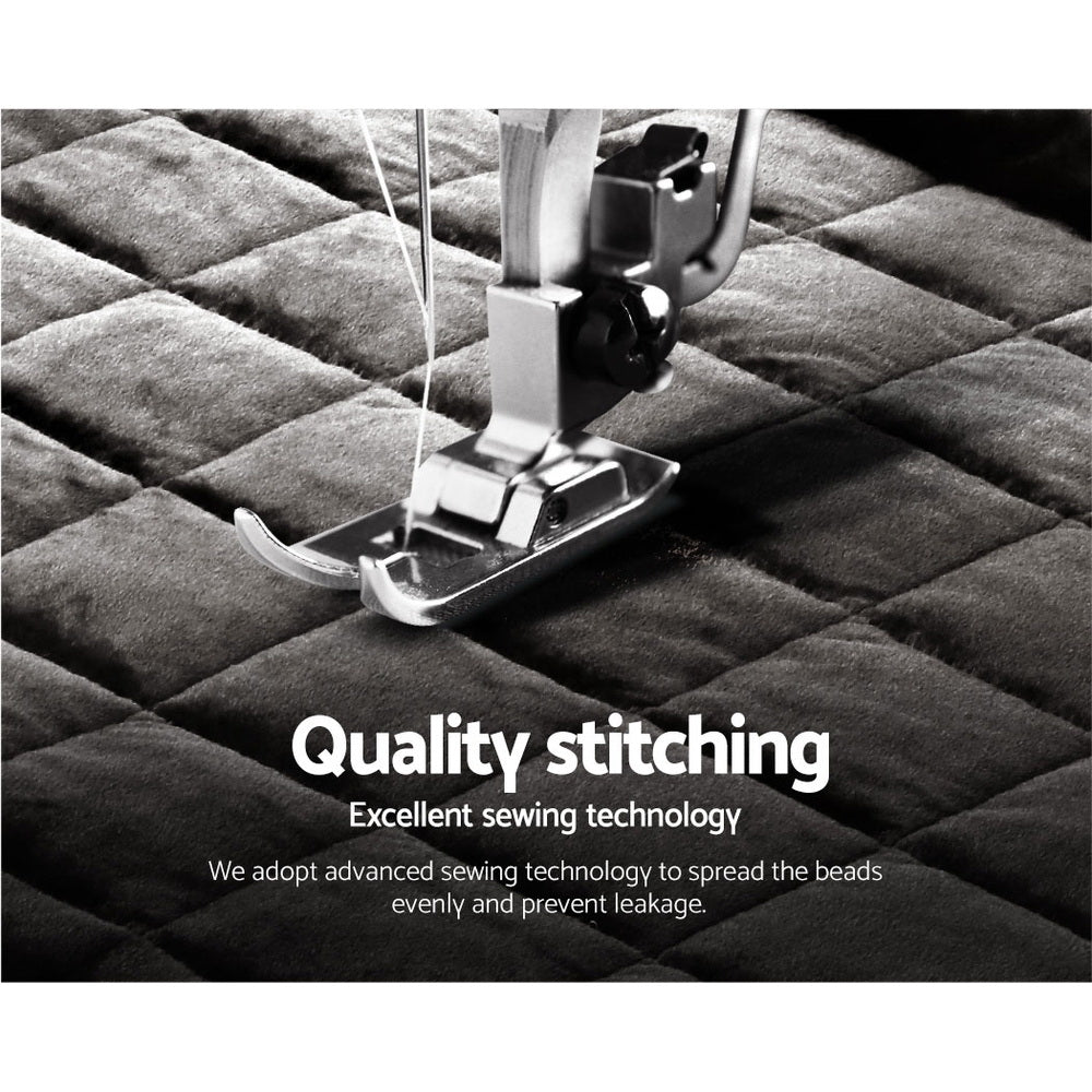 Quilts & Duvets: Giselle Bedding Faux Mink Quilt Charcoal Single