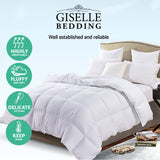 Quilts & Duvets: Giselle Bedding 700GSM Goose Down Feather Quilt Double