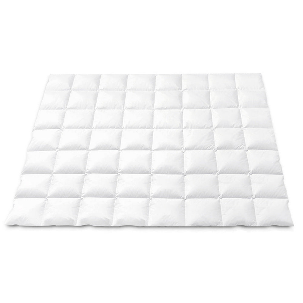 Quilts & Duvets: Giselle Bedding 800GSM Goose Down Feather Quilt Winter Blanket Duvet Comforter Double