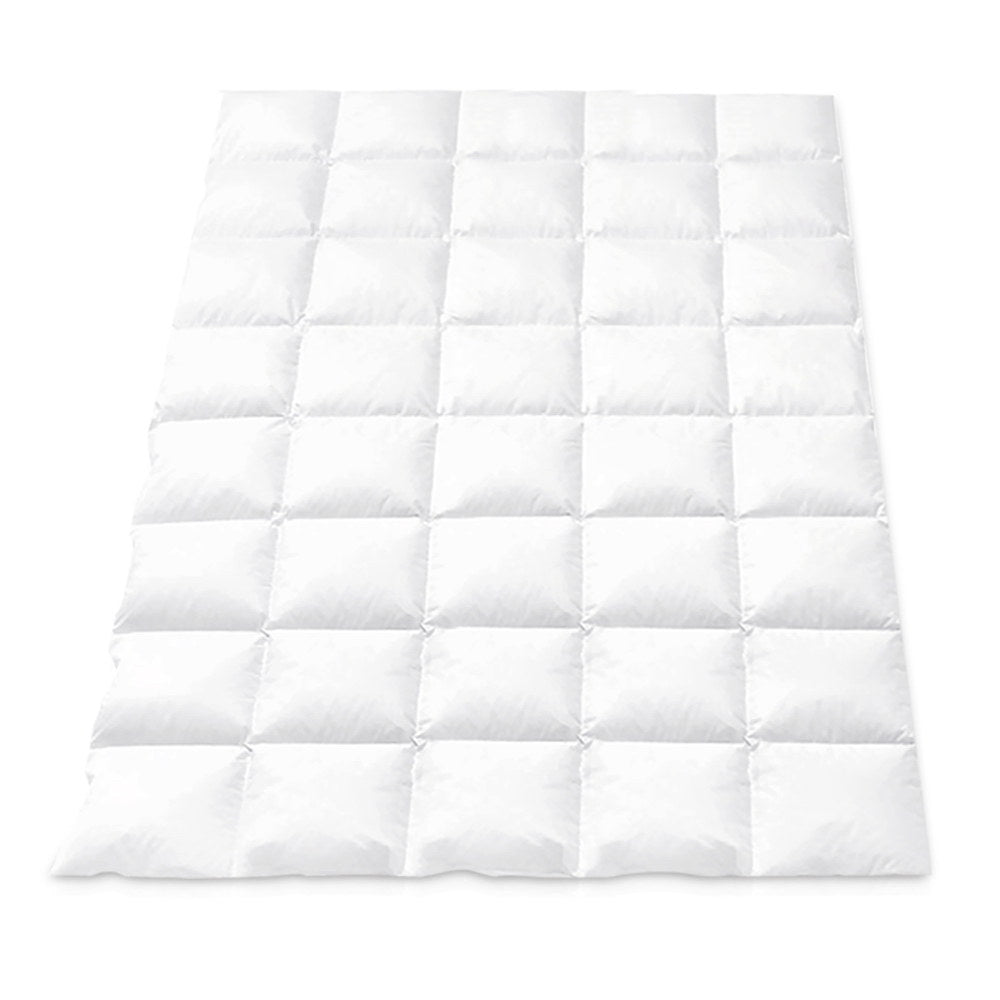 Quilts & Duvets: Giselle Bedding 800GSM Goose Down Feather Quilt Winter Blanket Duvet Comforter Single