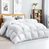Quilts & Duvets: Giselle Bedding 500GSM Goose Down Feather Quilt King