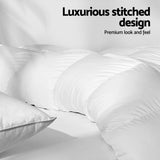 Quilts & Duvets: Giselle Bedding 500GSM Goose Down Feather Quilt King