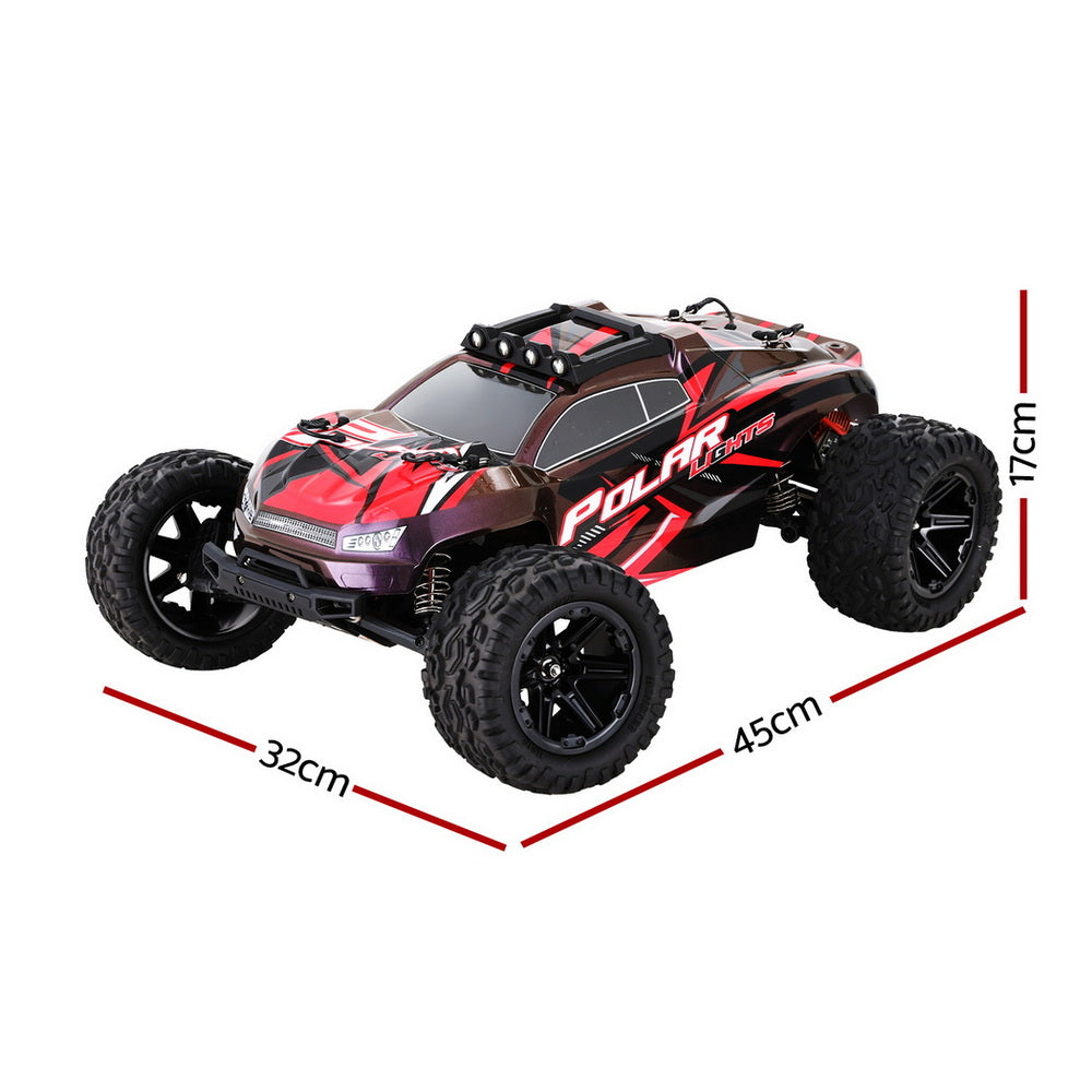 Pretend Play: Keezi Kids Remote Control Car Off-Road Truck with Lights Electric Vehicle Toys