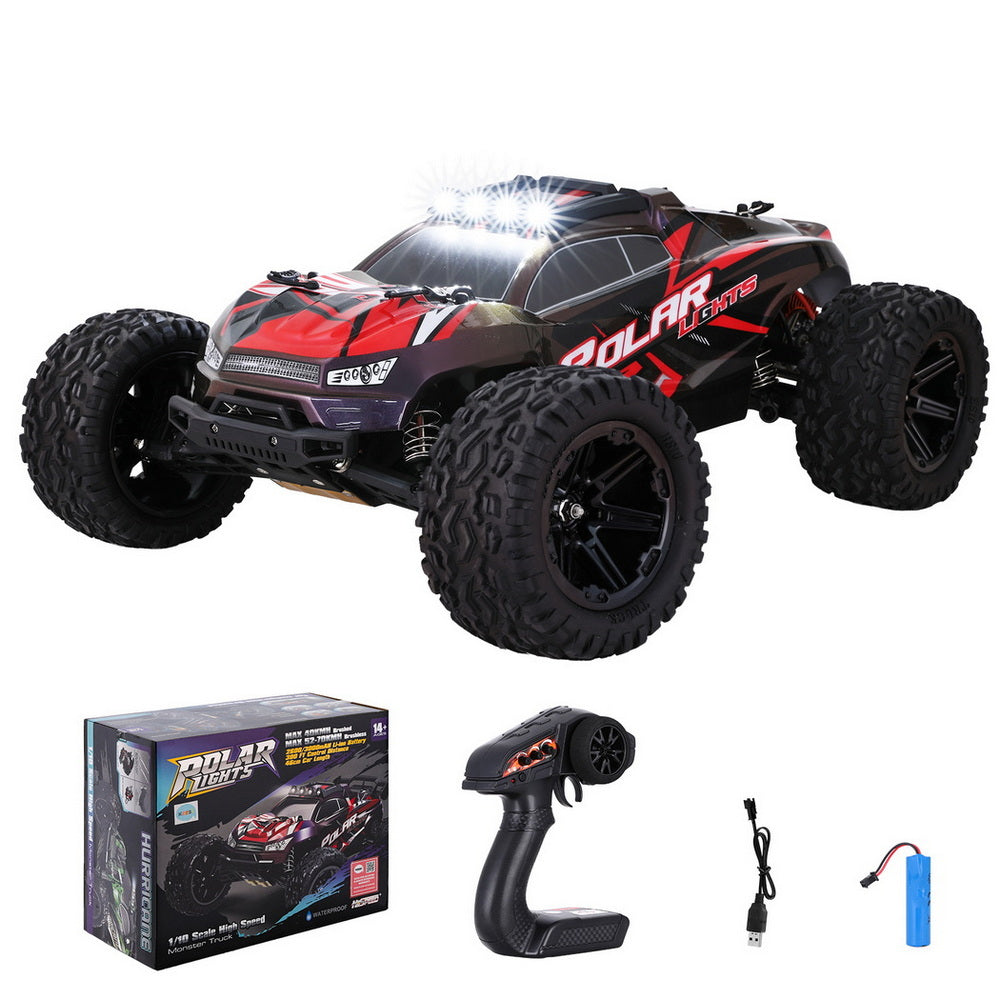Pretend Play: Keezi Kids Remote Control Car Off-Road Truck with Lights Electric Vehicle Toys