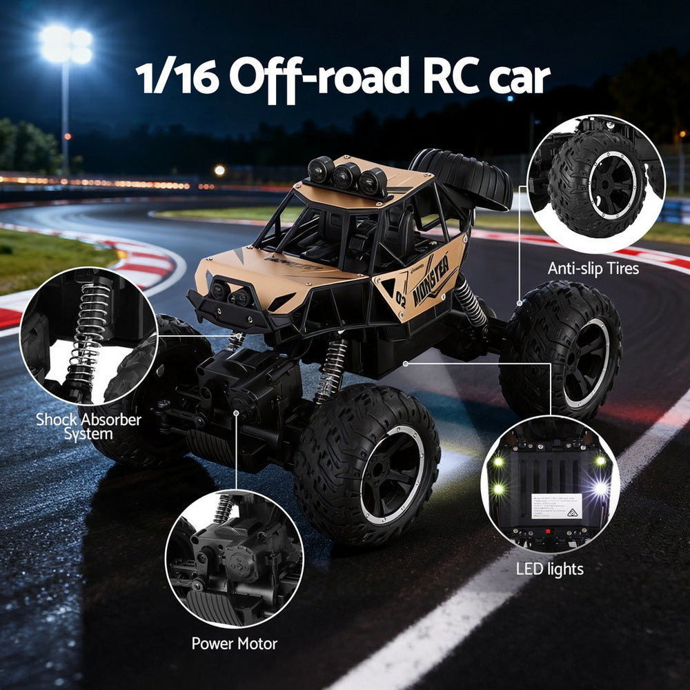 Pretend Play: Keezi Kids Remote Control Car 5KM/H Off-Road Truck Electric Vehicle Outdoor Toys
