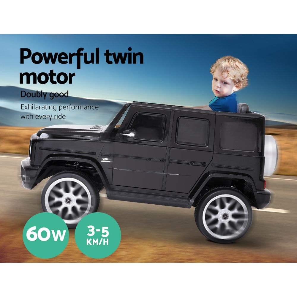 Ride On Cars: Kids Electric Ride On Car Mercedes-Benz Licensed AMG G63 Toy Cars 12V Black