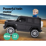 Ride On Cars: Kids Electric Ride On Car Mercedes-Benz Licensed AMG G63 Toy Cars 12V Black