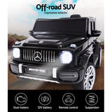 Ride On Cars: Kids Electric Ride On Car Mercedes-Benz Licensed AMG G63 Toy Cars 12V Black