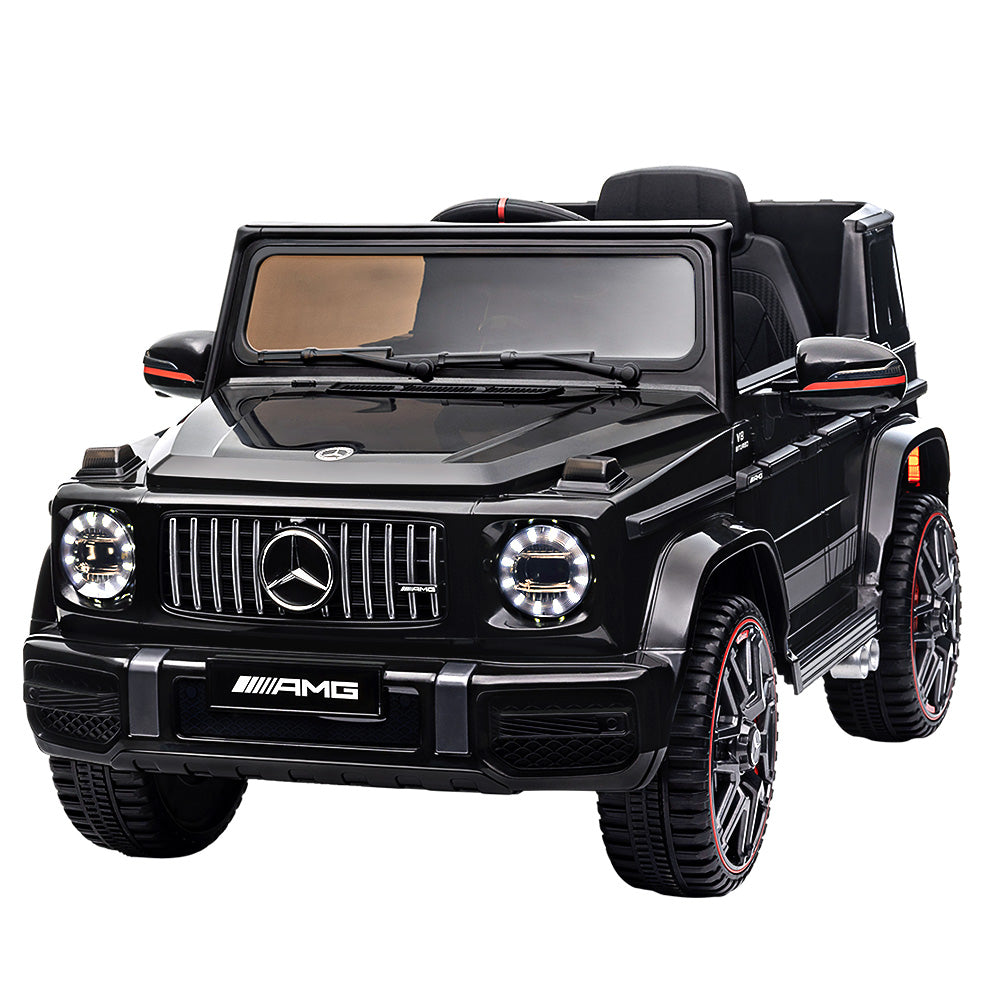 Ride On Cars: Kids Electric Ride On Car Mercedes-Benz Licensed AMG G63 Toy Cars Remote Black