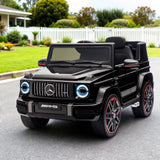 Ride On Cars: Kids Electric Ride On Car G63 Toy Cars Remote Control Black